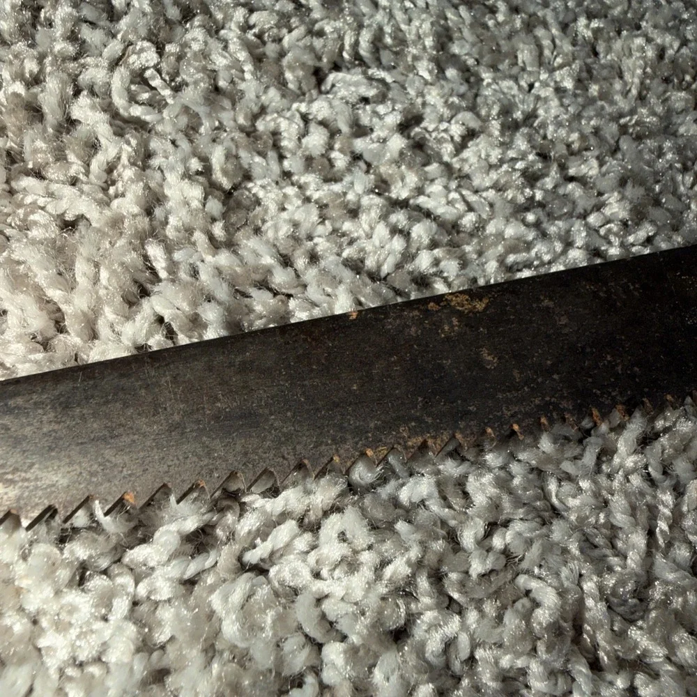 Early 1900s W P Howell Key Hole Saw Wood Handle, Antique, Overall Blade Size 8in